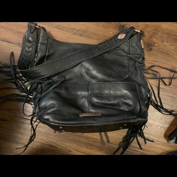 Black fringe American west purse - Picture 4 of 5